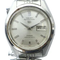 セイコー SEIKO 7619-9060 Sportsmatic5 スポーツマチック5 Deluxe 腕時計 ウォッチ 自動巻き カレンダー付き デイト シルバー色 ■GY18 /MQ