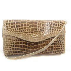 美品 COACH コーチ チェーンショルダー スワッガー ターンロック 花柄 