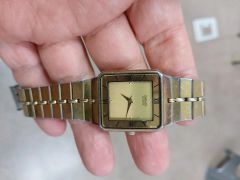80s Vintage Seiko レクタン タンク 梨地文字盤 - メルカリ