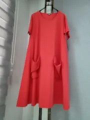COS ビッグポケット ロング丈ワンピース