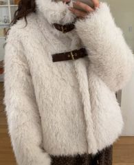 U by SPICK&SPAN】ベージュ フェイクファーダッフルコート - メルカリ