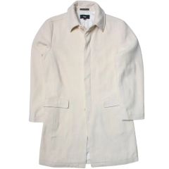 極美品】FOB FACTORY シャンブレー シャツカーディガン M 黒蝶貝ボ