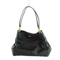 コーチ レクシー トートバッグ 黒 ペブルドレザー y2k - メルカリ