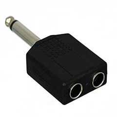 【中古】 6.35mm-adapter #625 6.35mm Mono Male to 6.35mm Female 2-Pack cess 625*2