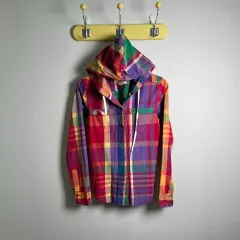 STUSSY ステューシー MULTI CHECK WHO フード シャツ ジャケットのサムネイル