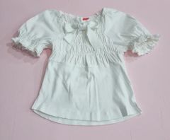 ぞ*読様 BABY オフ白 半袖ブラウス ぞ*読様 BABY オフ白 半袖ブラウス - メルカリ