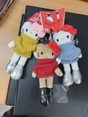 ロングハローキティ ニットぬいぐるみキーホルダー