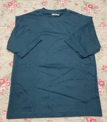 ユニクロ U エアリズム 半袖 Tシャツ ブルー M