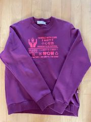 FUNGIBLESファンギブレス パッチワークスウェット L DSM取扱ダメージ 