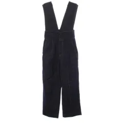 マカフィー MACPHEE トゥモローランド 21SS パンツ 34 インディゴブルー ノースリーブ Vネック ワイドレッグ /DU