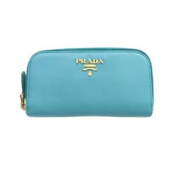 ✨未使用に近い✨　PRADA キーケース　サフィアーノレザー　リボン　6連　青色 PRADA（プラダ） キーケース 6連 レディース アウトレット