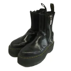 ドクターマーチン DR.MARTENS 2976 MAX チェルシーブーツ レザー 厚底 ショート サイドゴア UK5 24㎝ 黒 ブラック /XZ ■GY99