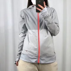 ナイキ ドライフィット グレー フードジップアップ L 250208