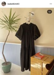 ☆Dw2R☆【新品未使用】Big＆SmallフラワーPTロングシャツワンピース 