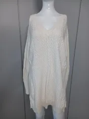 ZARA ケーブル編み ロング ニット