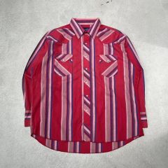 60sビンテージ TOWNCRAFT ピンクストライプパジャマシャツ ロカビリー 60sビンテージ TOWNCRAFT ピンクストライプパジャマシャツ ロカビリー