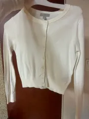 H&M アイボリー カーディガン