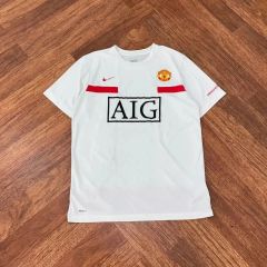 MANCHESTERUNITED　08／09　ゲームシャツ　AIG【背番号なし】 MANCHESTERUNITED 08／09 ゲームシャツ AIG【背番号なし】 - メルカリ