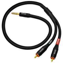 【新品】CESS-262 4.4mmバランスオス - 2 RCAオーディオケーブル ? 24インチシールドHi-Fi相互接続 DAC、アンプ、音楽プレーヤー用 ? 金メッキコネクタ 16dc8145