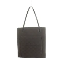グッチ GUCCI GG トートバッグ ショルダー ナイロンキャンバス 総柄 茶 ブラウン ■GY11 /MQ ■OH