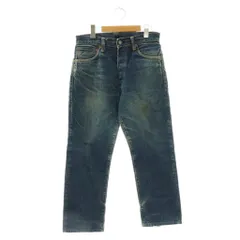 エヴィス EVISU No.2 2000 デニムパンツ ジーンズ ピンクカモメ セルビッチ ボタンフライ 31×35 インディゴ /MY ■OS ■GY35