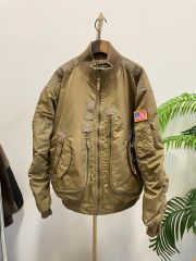 MA-1 フライトジャケット オリーブグリーン - メルカリ