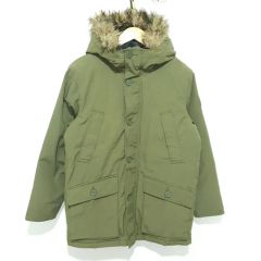 GAP 刺繍 フード付きショートブラックダウンジャケットGロゴ 価格相談 