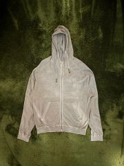 Belvet distressed pigment zip hoodie - メルカリ