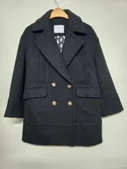 JUICY COUTURE ジューシークチュール ブラック ダブル ボタン コート66のサムネイル