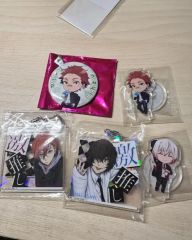 文豪ストレイドッグス 芥川龍之介 お祝い わん! 缶バッジ アクリル