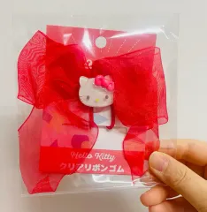 ハローキティ 赤いリボン ヘアゴム 正規品
