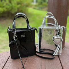 シルバー ハートモチーフ シャネルノベルティショルダーバッグ【希少