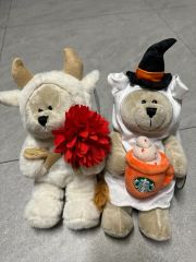スターバックス ぬいぐるみ ハロウィン ベアリスタ まとめ売り 3体