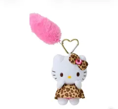 ヒョウ柄 ハローキティ キーホルダー