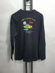 THE NORTH FACE ザノースフェイス ロングスリーブ 00s 박영석 プリンティング 長袖Tシャツ ブラック m