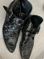 レア》SAINTLAURENT/サンローラン サイドゴアブーツ《美品》 - メルカリ