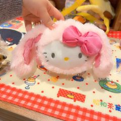 サンリオ マイメロディスピンズフェイスバッグとマスコット