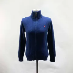 ポロラルフローレン ジュニア ニットジップアップ ジャケット 10-12 ジーンズ センス