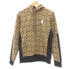 coach グレー フリース フード付きパーカー - メルカリ