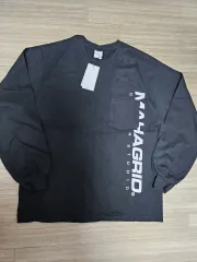 マハグリッド ブラック ポケット 長袖Tシャツのサムネイル