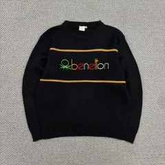 ベネトン 80s 刺繍 セーター v3083のサムネイル