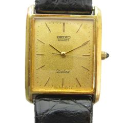 【稼働】セイコー ドルチェ 腕時計 タングステン テクスチャー文字盤 JJ095 新品電池 稼働 SEIKO DOLCE タングステン QZ メンズ 腕時計 - メルカリ