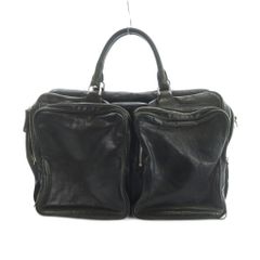 ザネラート ジョバッタ 2WAY レザー トート 黒 ヘルメットバッグ 本革