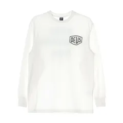 DEUS EX MACHINA 23FW ロゴ プリント 長袖 Tシャツ 白のサムネイル