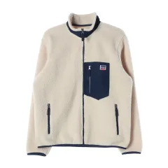 リーバイス ロゴ パッチ ボア フリース ジップアップ ジャケットのサムネイル