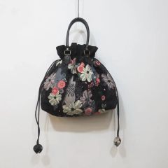 コーチ COACH 花柄 PVC レザー 巾着 2WAY バッグ 希少 - メルカリ