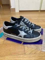 極美品✨ゴールデングース ハイスター スニーカー 36 厚底 白 ゴールド 