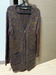 新品ニット刺繍スカジャンカーディガンMseesewマルチカラーニードルス 