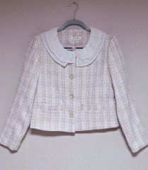 美品】CLEL ツイードテーラードジャケット S（秋〜冬物） - メルカリ