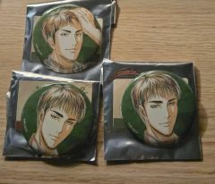 うしおととら 藤田和日郎 ミニ 缶バッジ 3個 関守日輪 ジエメイ 蒼月紫 